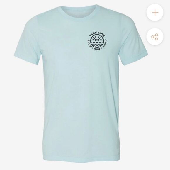 TUCK LIFE GETAWAY DAYS PRINT CREW NECK T-SHIRT - Picture 2 of 10